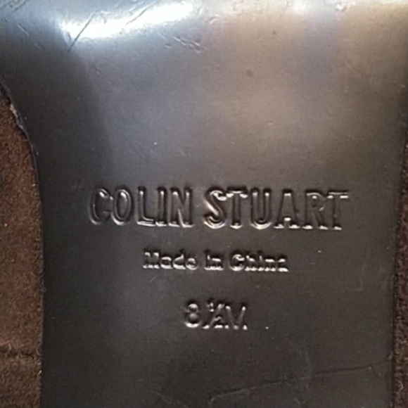 🛍️ BUNDLE ONLY 🛍️ COLIN STEWART LADIES BROWN SUEDE HEELS - Picture 7 of 8